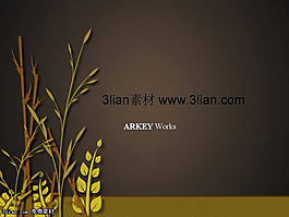 農(nóng)業(yè)稻谷科技PPT模板