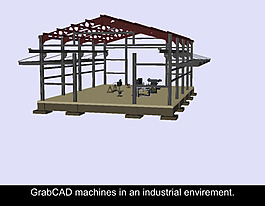 在一個(gè)工業(yè)環(huán)境的grabcad機(jī)械園