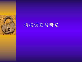 調查報告商務ppt模板