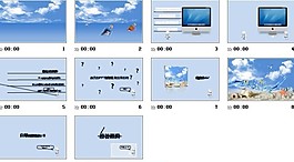 商務(wù)個人名片PPT模板下載