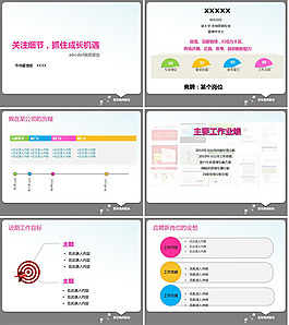 企業崗位競聘宣傳ppt圖片素材