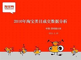 淘寶數(shù)據(jù)分析PPT模板