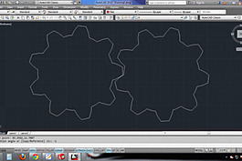 在AutoCAD二維動畫教程：齒輪
