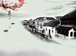 古老建筑背景ppt模板下载