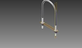 1 / 2“U型螺栓2×5的1 / 2“x 5 / 16“