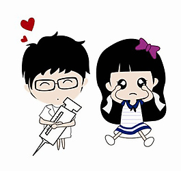 愛哭的小女孩