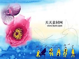 樂隊背景音樂唱歌模板