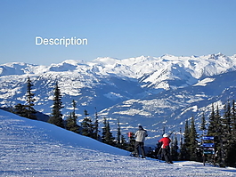 雪山考察PPT模板