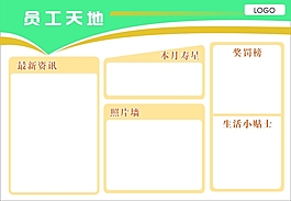 員工天地展板