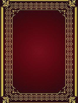金黃色邊框模板圖片