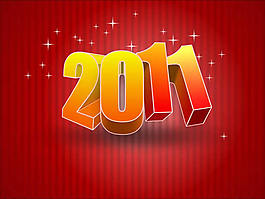 2011新年背景PPT模板