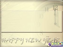 新年鐘聲PPT模板