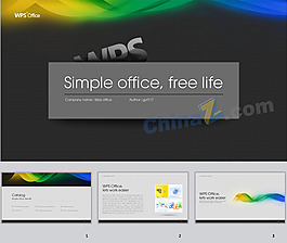 WIN8風(fēng)格ppt模板下載