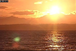 夕陽(yáng)視頻素材模板下載
