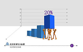 商務企業調查報告PPT模板