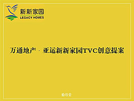 地產項目營銷TVC創意提案PPT模板