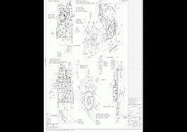 二维绘图中的PDF的TDI发动机028系列