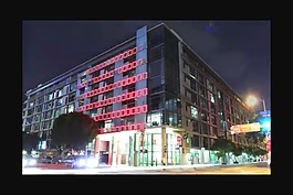 城市夜晚背景素材模板下載