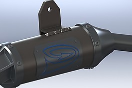 食人魚yx160cc排氣