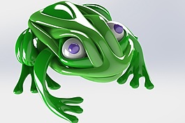 青蛙3D拼圖[制品]