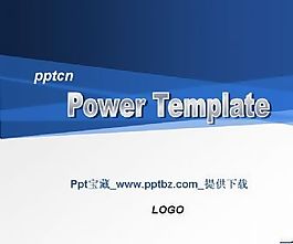 藍(lán)色科技背景ppt模板