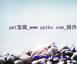 鵝卵石ppt模板