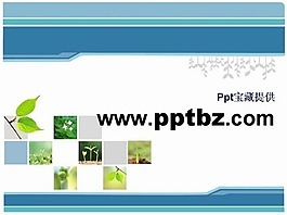 風景ppt模板-春天的氣息（清新漂亮）