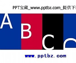 abcd英語教學ppt模板