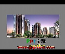 一个效果不错的动态ppt模板图片遮罩效果