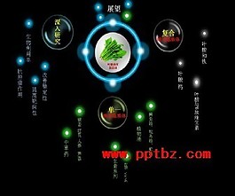 動態夢幻致謝ppt模板