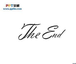 theend動態效果ppt模板