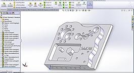 為solidcam 2D freze實(shí)踐片銑刀