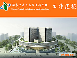 高校基本情況工作匯報ppt模板