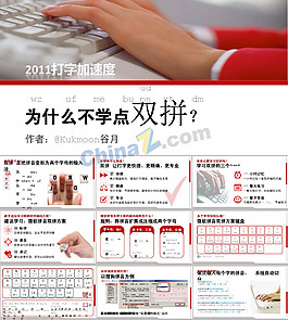 學(xué)習(xí)打字技巧ppt模板下載