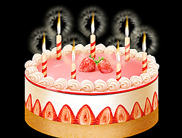 生日蠟燭ppt素材