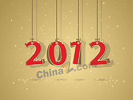 2012新年主題ppt模板下載
