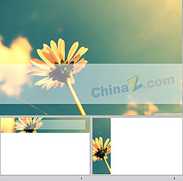 唯美背景ppt模板下載