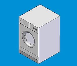 洗衣機前
