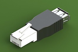 RJ45 - USB適配器