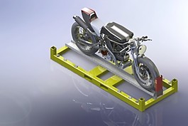 摩托車容器