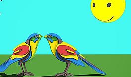 【KeyShot挑战- keyshottoon ] sunnybirds