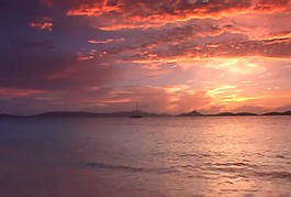 夕阳视频素材