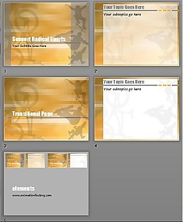 極限運動PPT素材