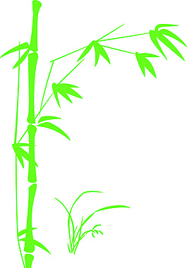 竹子矢量圖AI