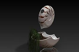 鸚鵡螺花盆、水壺