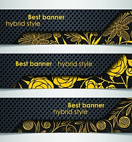 現(xiàn)代科技banner矢量素材