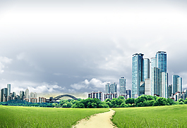網(wǎng)頁素材 淘寶素材 城市建筑 天空