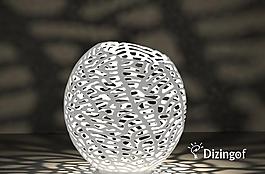 珊瑚墙灯罩-数学艺术的“dizingof