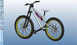 自制的downhillbike