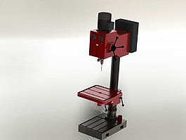 立式鉆床在orignaly由toghe波比SolidWorks的修訂